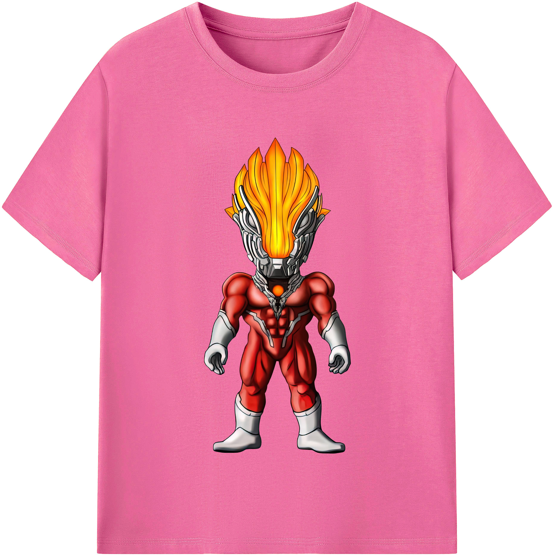 （画像用） ウルトラマン Ultraman レディースカジュアルプリントTシャツ（綿100％）